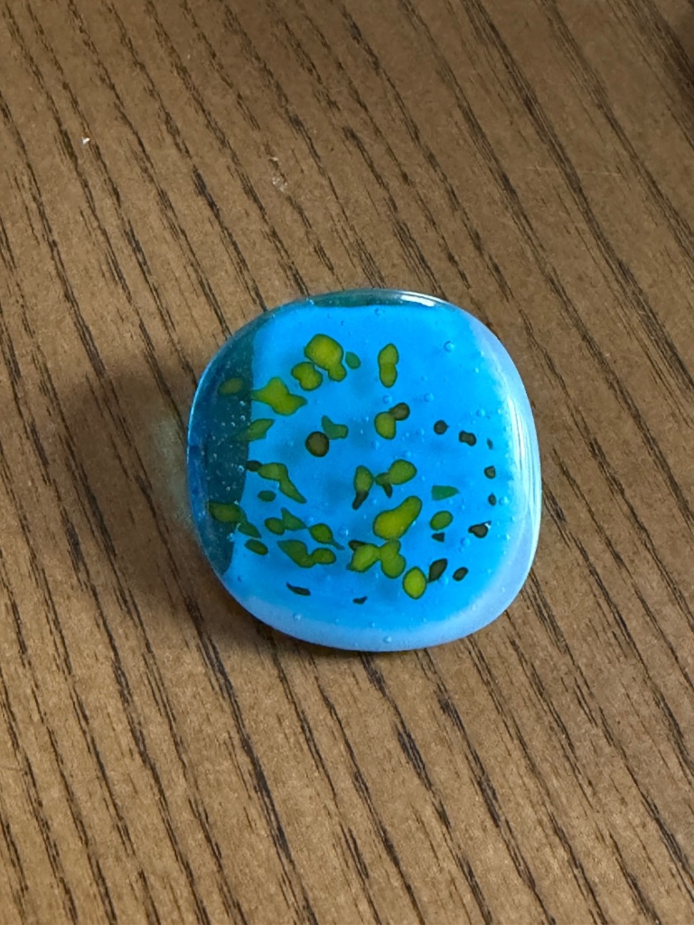 Gorgeous Fused Glass Brooch / Pin